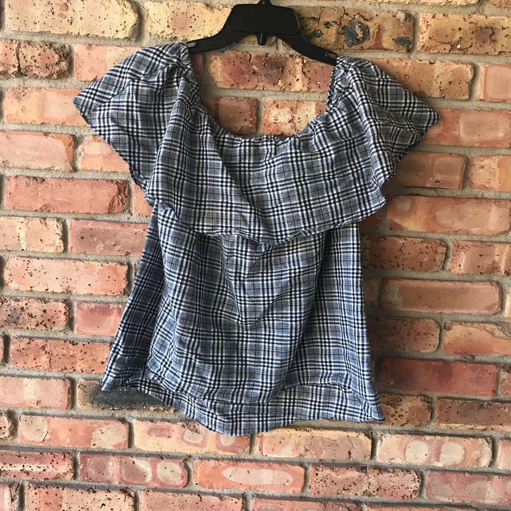 Michael Kors Off The Shoulder Blouse Size Medium Excellent Conditions